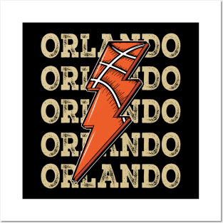 Funny Sports Orlando Proud Name Basketball Classic Posters and Art